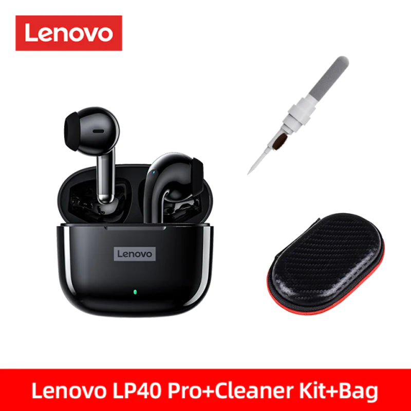 Original Lenovo LP40 Pro TWS Earphones Wireless Bluetooth 5.1 Sport Noise Reduction Headphones Touch Control 250Mah 2022 New