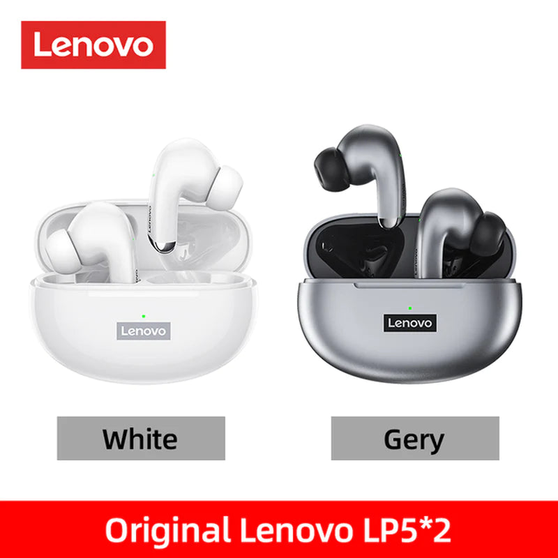 **Lenovo LP5 Wireless Bluetooth Earbuds: Hi-Fi Sound & Waterproof Design**