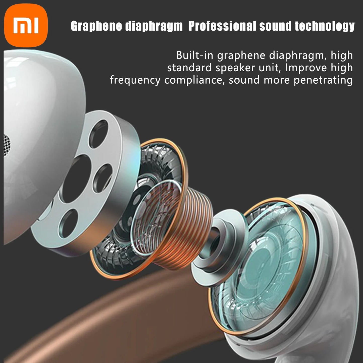 XIAOMI Buds5 HIFI Stereo Sound Bluetooth5.3 Headphone  