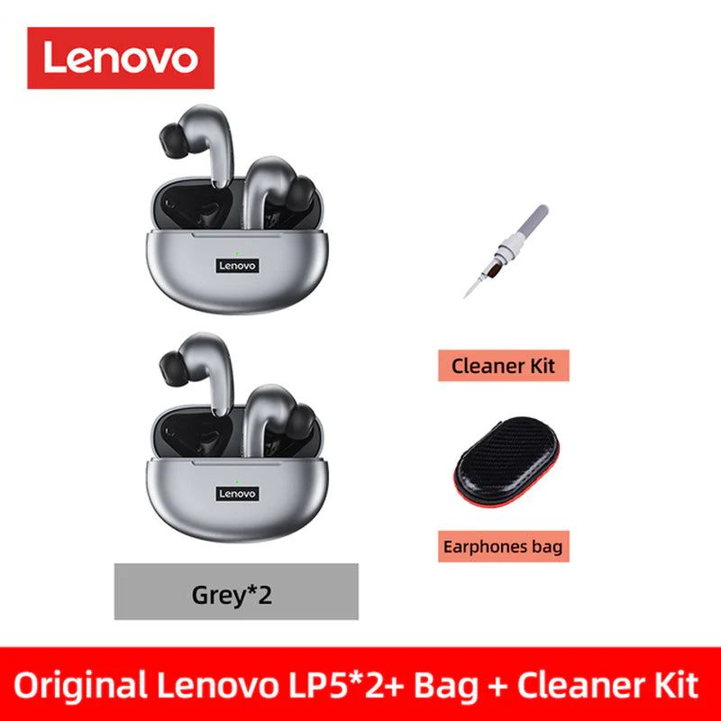 **Lenovo LP5 Wireless Bluetooth Earbuds: Hi-Fi Sound & Waterproof Design**