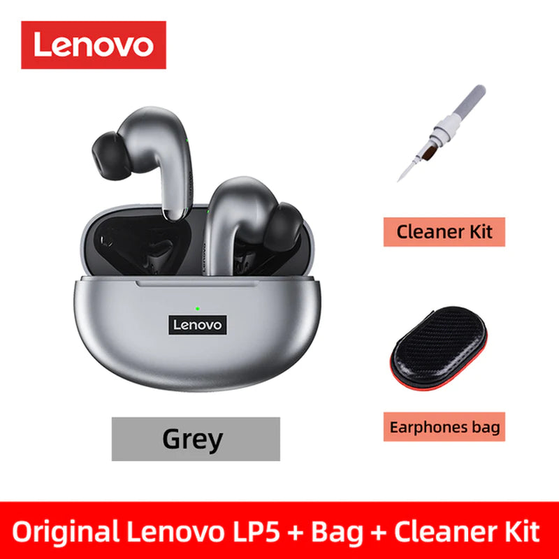 **Lenovo LP5 Wireless Bluetooth Earbuds: Hi-Fi Sound & Waterproof Design**