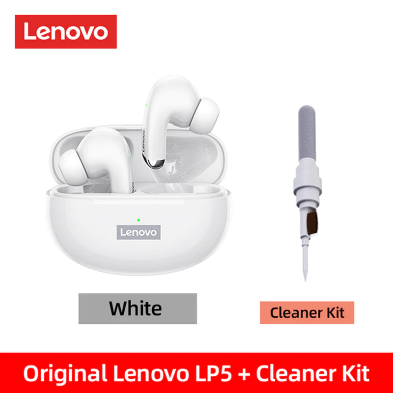 **Lenovo LP5 Wireless Bluetooth Earbuds: Hi-Fi Sound & Waterproof Design**