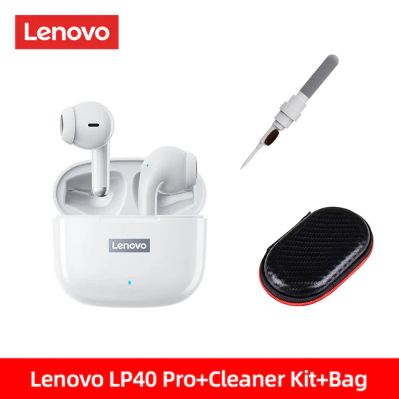 Original Lenovo LP40 Pro TWS Earphones Wireless Bluetooth 5.1 Sport Noise Reduction Headphones Touch Control 250Mah 2022 New