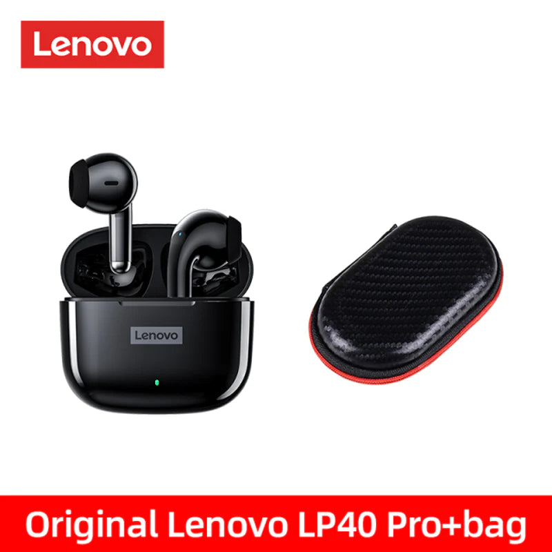 Original Lenovo LP40 Pro TWS Earphones Wireless Bluetooth 5.1 Sport Noise Reduction Headphones Touch Control 250Mah 2022 New